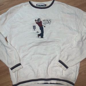 Vintage golf sweater